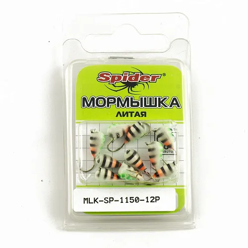 Мормышка Spider литая капля с ушком 5,0 мм 12Р