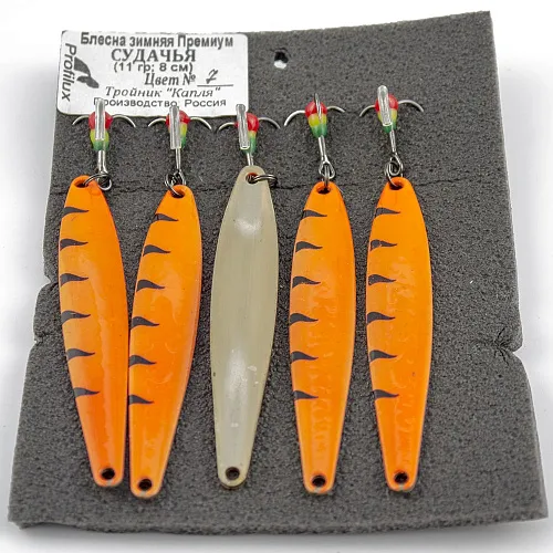 Блесна зимняя Profilux Премиум Судачья 11гр цв. 07 оранжевый