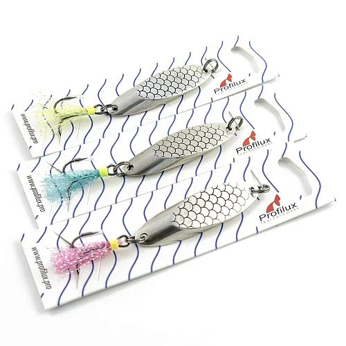 Блесна кастмастер Profilux (28 гр.) цвет 04 серебро чешуя