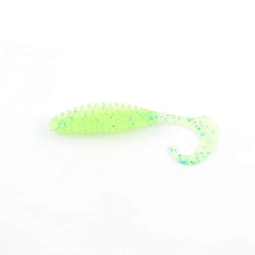 Виброхвост FISHER BAITS Ribbed Twist 65мм цвет 07 (уп. 10шт)