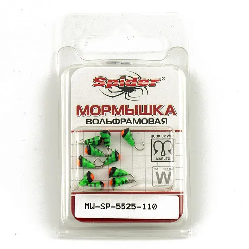 Мормышка вольфрамовая Spider Самка муравья с ушком краш. 2,5 мм 0,35 гр 110
