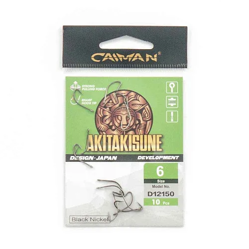 Крючки Caiman Akitakisune №6 12150