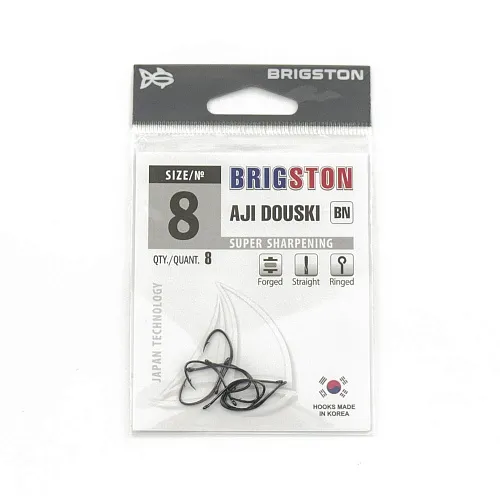 Крючок Brigston AJi Douski BN № 8 ( уп. 8 шт.)