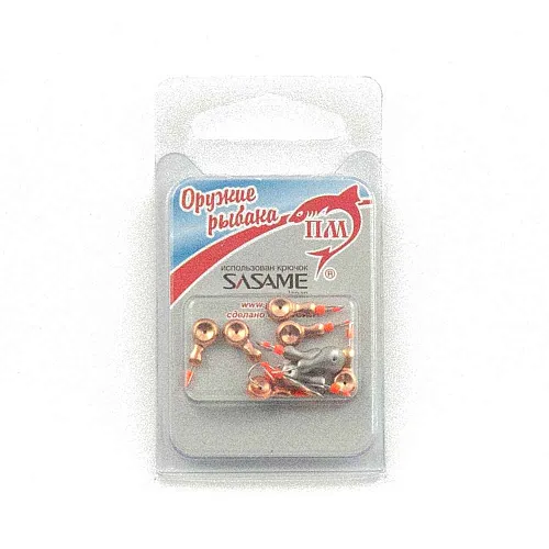 Мормышка Пирс мастер "Куколка+гл" 0.43г крючок Sasame 136-М МП