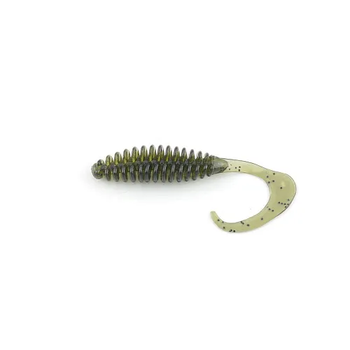 Виброхвост FISHER BAITS Ribbed Twist 65мм цвет 06 (уп. 10шт)