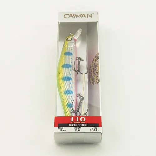 Воблер Caiman Torbi 110SP 16,5g 0,8-1м цвет СМ10