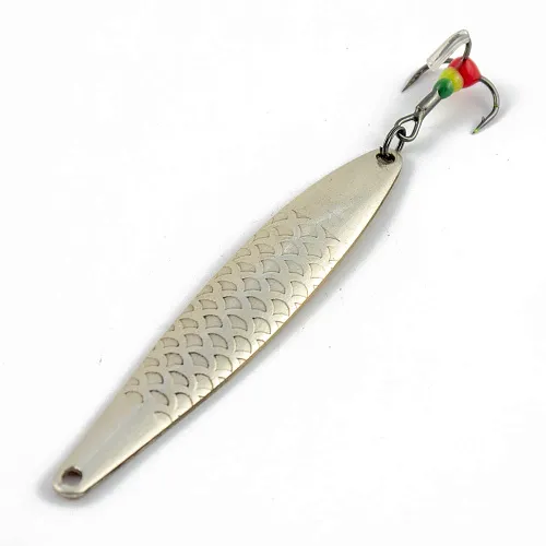 Блесна зимняя Profilux Премиум Судачья 11гр цв. 02 серебро чешуя золото