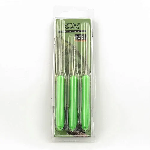 Набор инструментов Palomino GZ-04 (3 в 1 Иглы+сверло) зеленая ручка