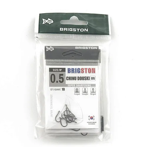 Крючок Brigston Chinu Douski BN № 0,5 ( уп. 10 шт.)