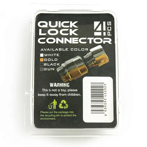 Быстросъёмник Caiman black nickel (4 шт. в упак.)