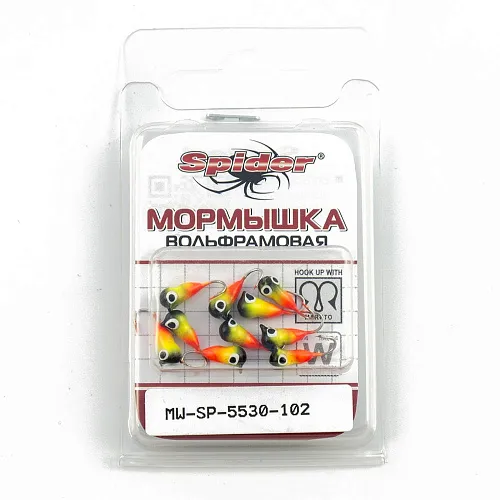Мормышка вольфрамовая Spider Самка муравья с ушком краш. 3 мм 0,60 гр 102