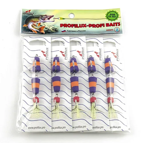 Мандула Profilux "Classic" 2Х цв 06 фиолетовый-оранжевый -фиолетовый