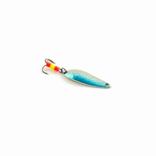 Блесна зимняя Profilux Малек М 3гр цв. 08 серебро-голубой чешуя