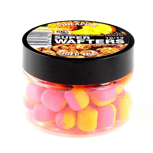 Бойлы нейтральной плавучести (Wafters) GBS Ананас-тигровый орех 10х13мм