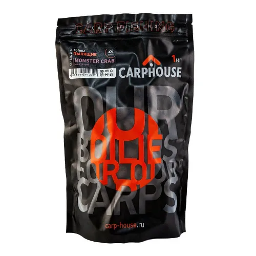 Бойлы Carp House пылящие Monster Crab 1кг 24мм