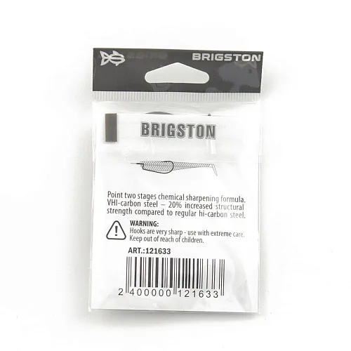 Крючок офсетный Brigston Wide Range Worm BN № 5/0 ( уп. 4 шт.)