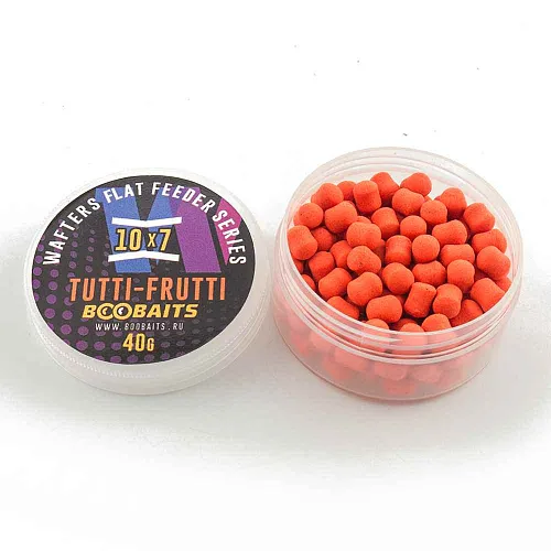 Бойлы BOO Baits Wafters 10x7мм Тутти-фрутти 40гр банка
