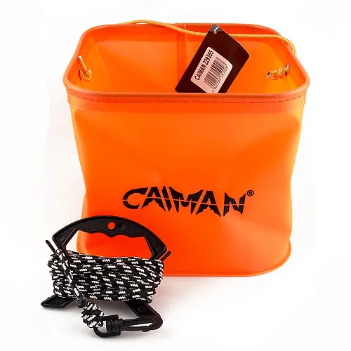 Ведро складное квадратное Caiman EVA 10 л 24 см