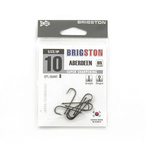 Крючок Brigston Aberdeen BN №10 ( уп. 8 шт.)