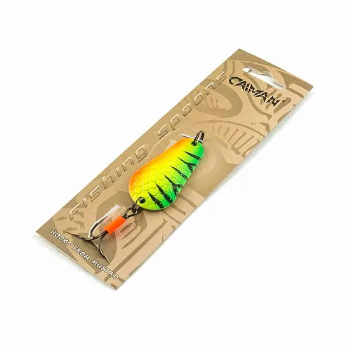 Блесна колеблющаяся Caiman Satir 21гр 5см цвет CN40 (5шт в упак.)