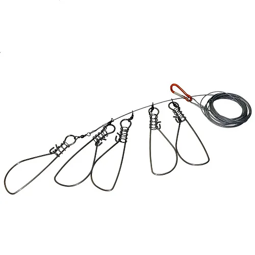 Кукан Palomino PL6193-D на троссе 5 карабинов 