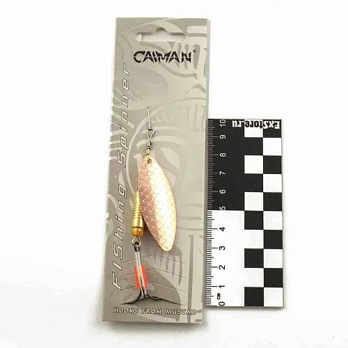 Блесна вращающаяся Caiman Longy classic 10гр #3 цвет CA01 (5шт в упак.)