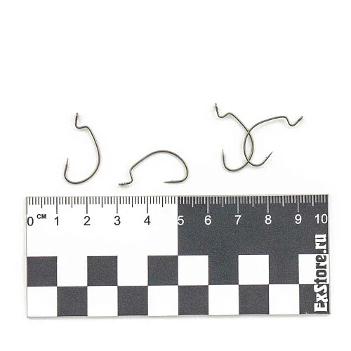 Крючки офсетные Caiman Worm Hook Teflon №3 40001