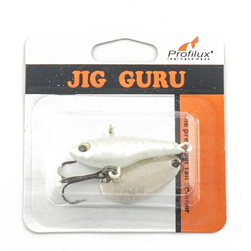 Джиг-блесна Profilux Тэйл-Спиннер 24гр цв. 312 (белый перламутр)