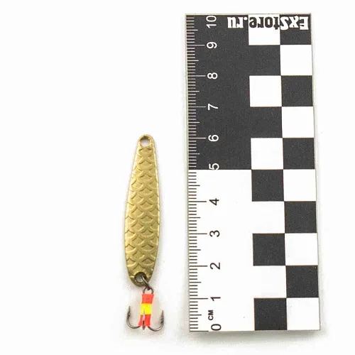 Блесна зимняя Profilux Планер 4гр цв. 05 латунь чешуя