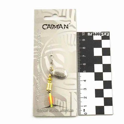 Блесна вращающаяся Caiman Round Classic 4гр #1 цвет CA02 (5шт в упак.)