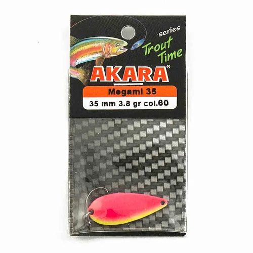 Блесна форелевая колеб. AKARA trout time Megami 35мм 3,8гр цвет 60