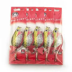 Блесна колеблющаяся HRT(Польша) Kalewa Натуралка желтая 28гр