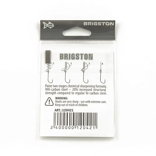 Крючок Brigston Sode Gold №5 ( уп. 8 шт.)