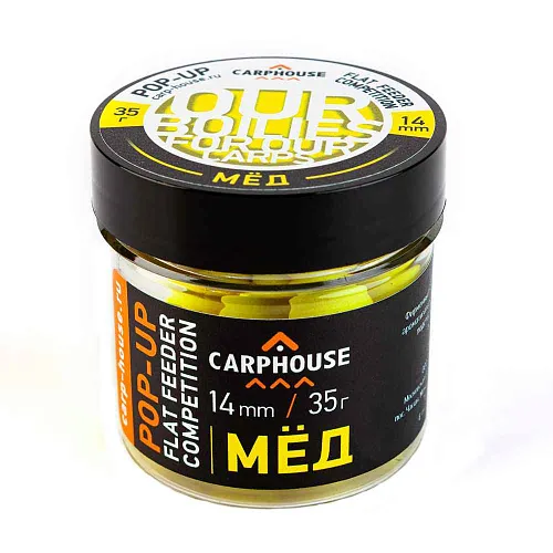 Бойлы Carp House Pop-Up 14 мм Мед (банка)