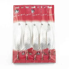 Блесна колеблющаяся HRT(Польша) Slim Серебро чешуя 20гр