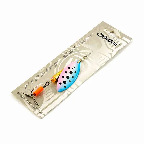 Блесна вращающаяся Caiman Longy classic 10гр #3 цвет CA08 (5шт в упак.)