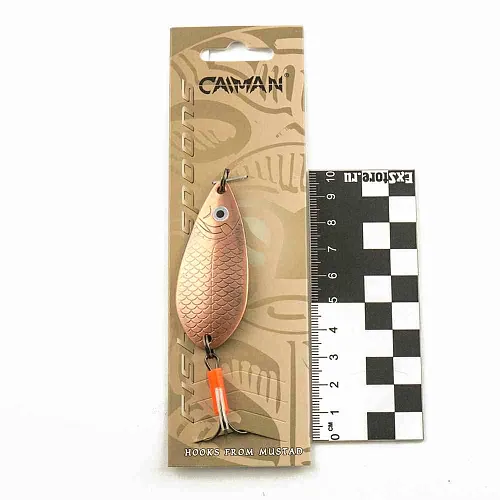 Блесна колеблющаяся Caiman Greedy 18гр 6,3см цвет CN05 (5шт в упак.)