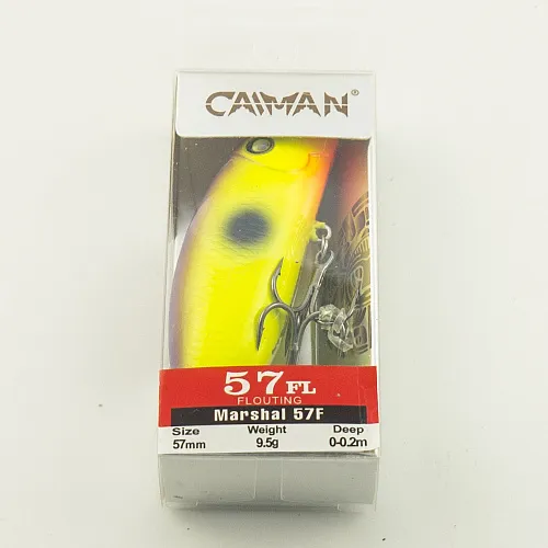 Воблер Caiman Marshal 57F 9g 0-0,2м цвет СМ100