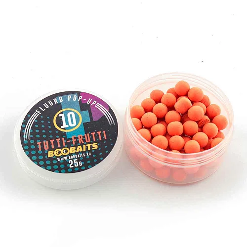 Бойлы Pop up BOO Baits 10мм Тутти-фрутти 25гр банка