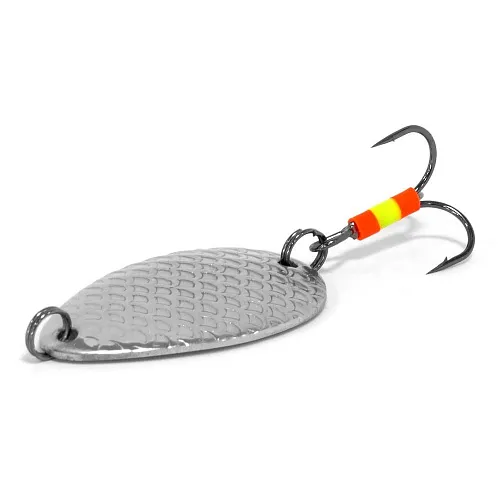 Блесна колеблющаяся Profilux Ложка 15гр цв. 04 серебро чешуя (5 шт в упак.)