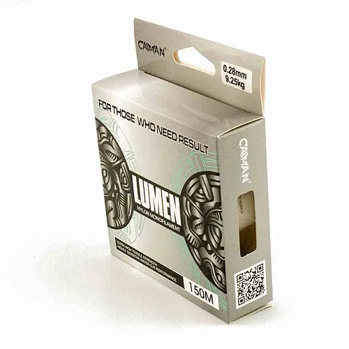 Леска Caiman Lumen 150м 0,28 мм прозрачная