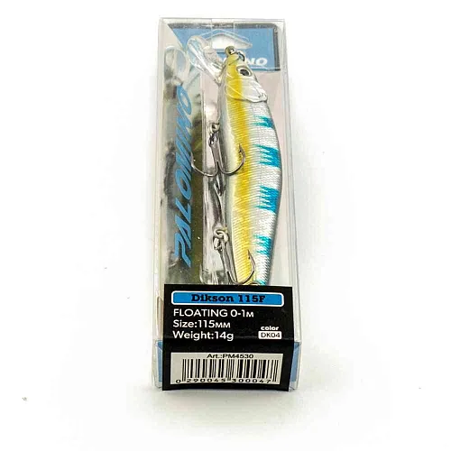 Воблер Palomino Dikson 115F 14гр 0-1м цвет 4