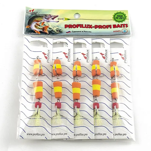 Мандула Profilux "Classic" 2Х цв 17 оранжевый-желтый-оранжевый