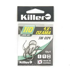 Крючок Killer 4Х-Iseama № 1/0