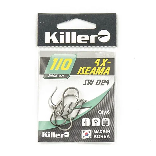 Крючок Killer 4Х-Iseama № 1/0