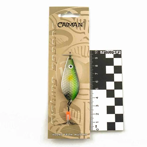 Блесна колеблющаяся Caiman Atom 10гр 5см цвет CN54 (5шт в упак.)