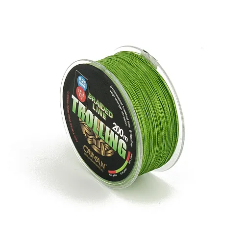 Шнур Caiman Trolling 200м 0,28мм #3.0 зеленый