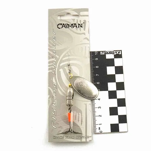 Блесна вращающаяся Caiman Round light 10гр #4 цвет CA02 (5шт в упак.)