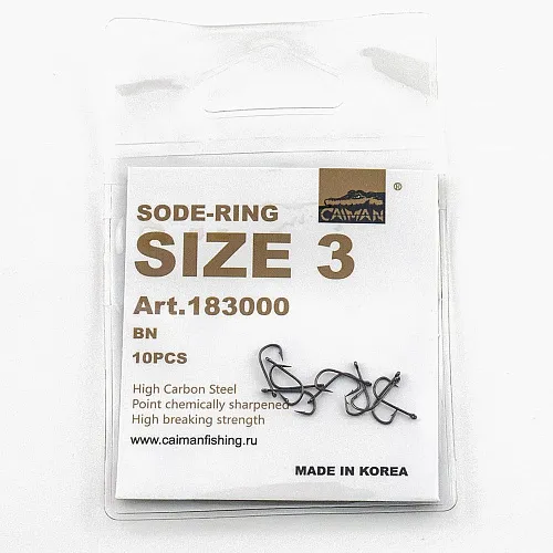 Крючки Caiman Sode-Ring № 3 (уп. 10шт.) 183000