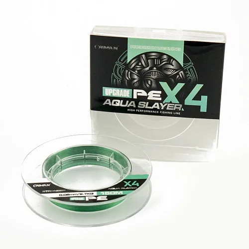 Шнур Caiman 4X PE Aqua Slayer 150m 0,06мм